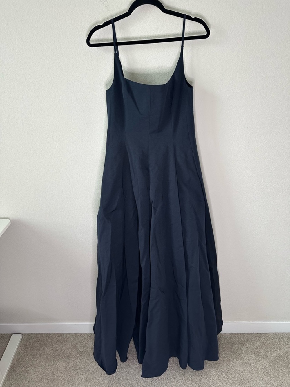 STAUD Joli Navy Maxi Gown Dress SZ US 10 - Picture 3 of 8